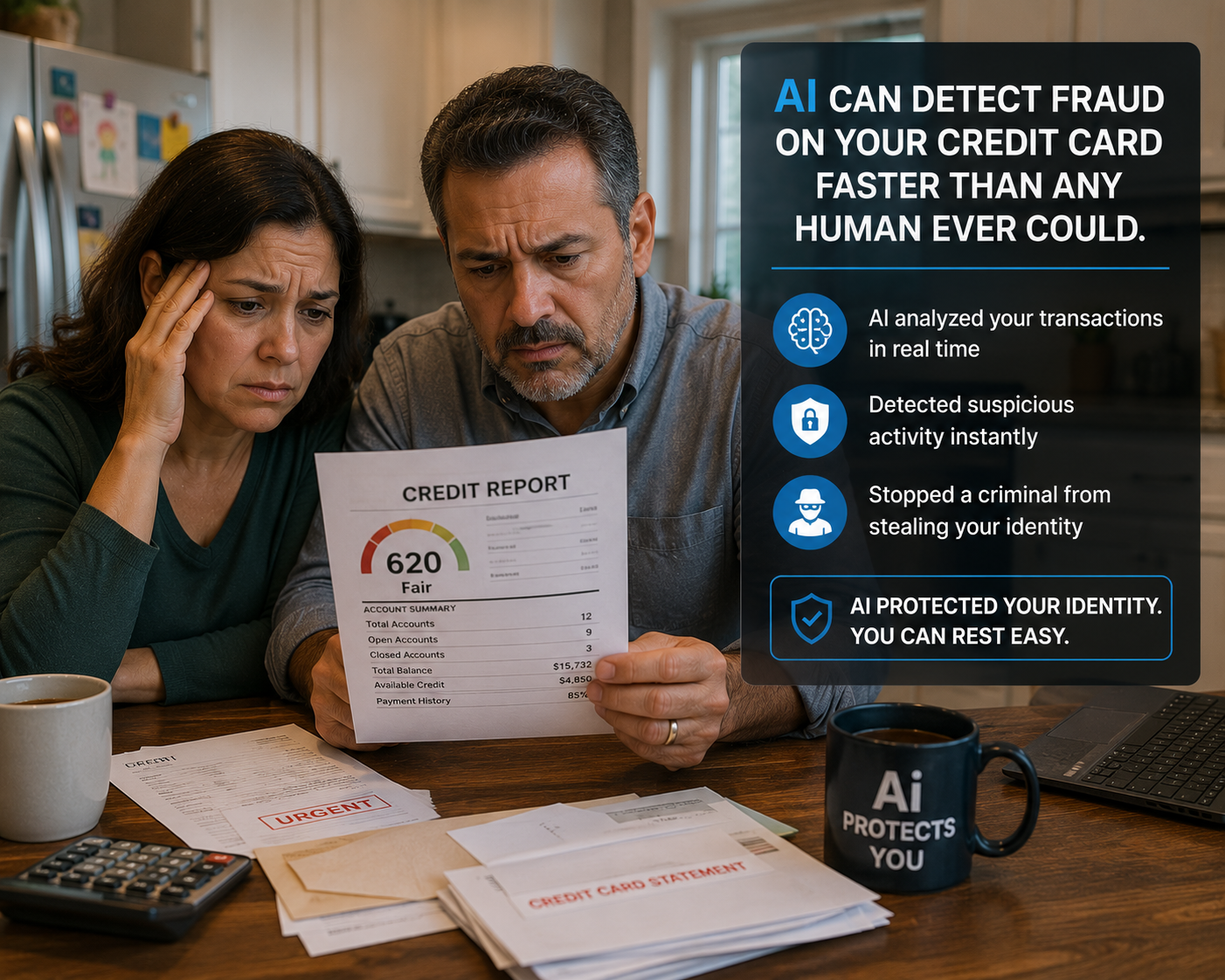 AI detecting credit card fraud faster than any human